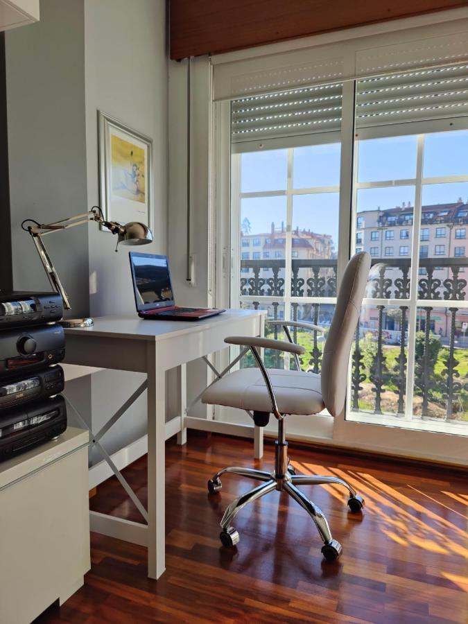 Moderno Y Luminoso 2 Dormitorios Con Todas Las Comodidades En Pontevedra Ciudad Exterior foto