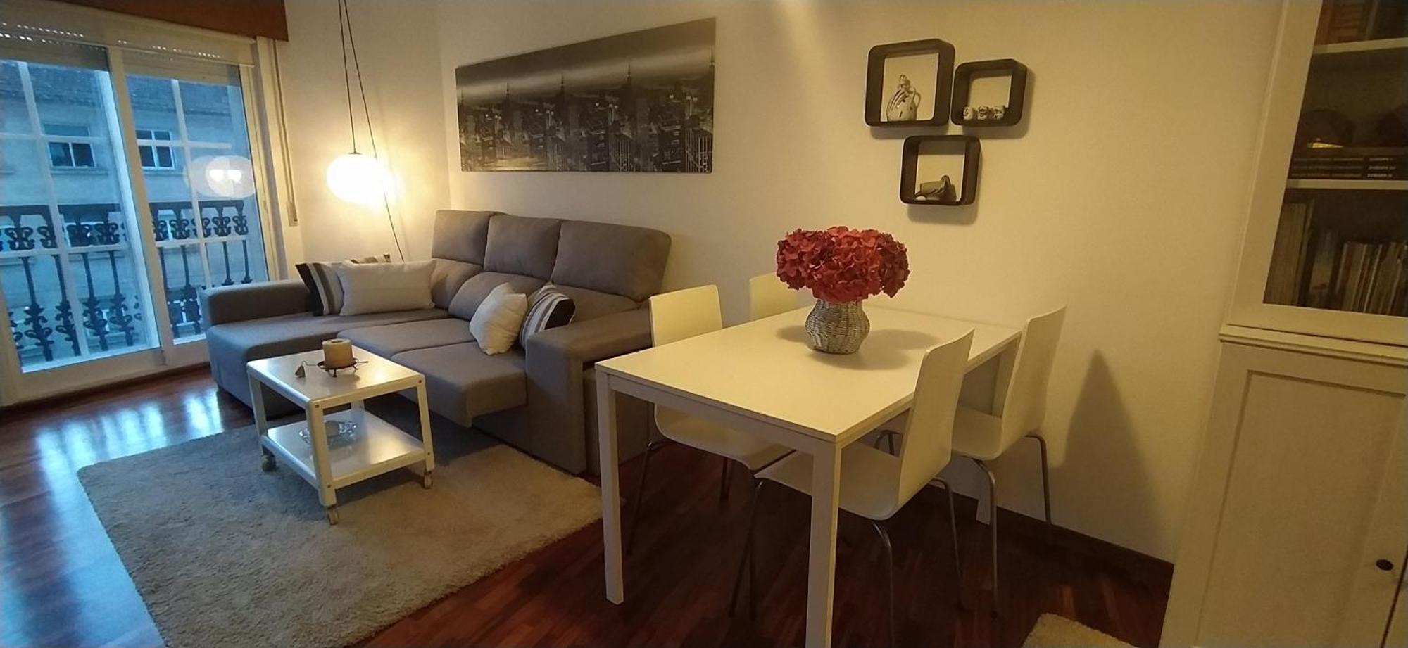 Moderno Y Luminoso 2 Dormitorios Con Todas Las Comodidades En Pontevedra Ciudad Exterior foto